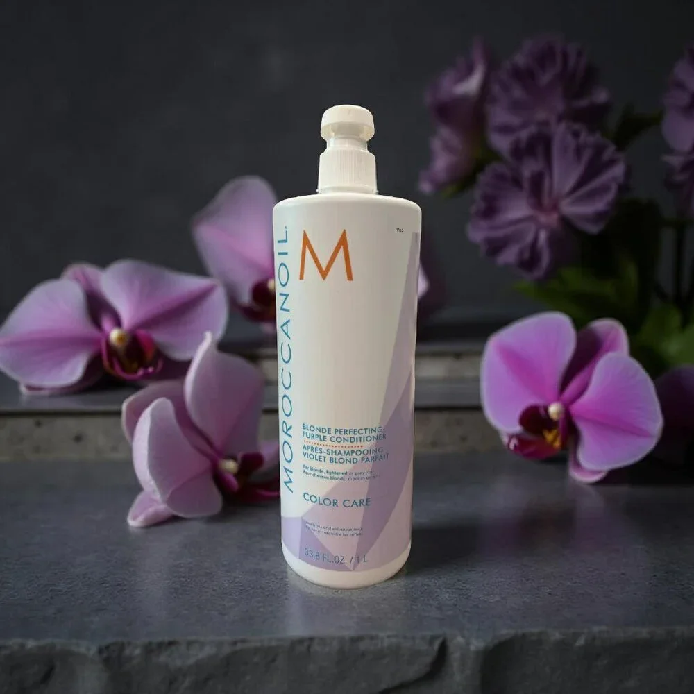 Moroccanoil Purple Blonde Shampoo Conditioner 33.8 oz Free Shipping